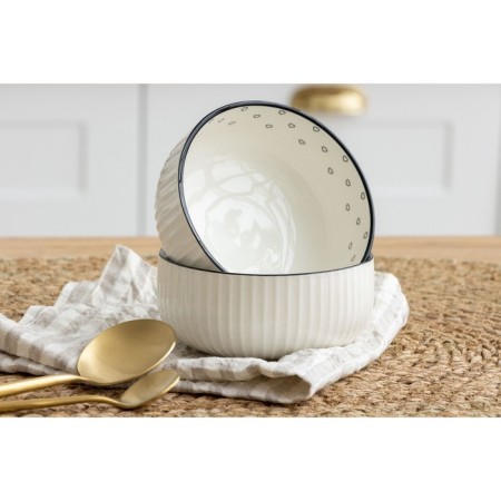 Ceramic Salenik "Hearts", 11.5 x 5.6 cm, 330 ml, white color-5