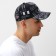 Men's cap "hieroglyph", black color, rr 58