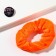 Hair elastic band and Halloween icon “I protect from evil spirits”.