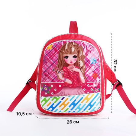 Baby backpack on lightning, pink color-1