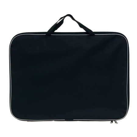 Folder for drawings and drawings A3, 470 x 350 x 20 mm, with handles, textile, calligrata "Smile"-2