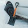 Battle BOLL PLACK, BW 260 × 300 mm, with a galvanized bar, metal stalk (length ± 7 cm), Greengo