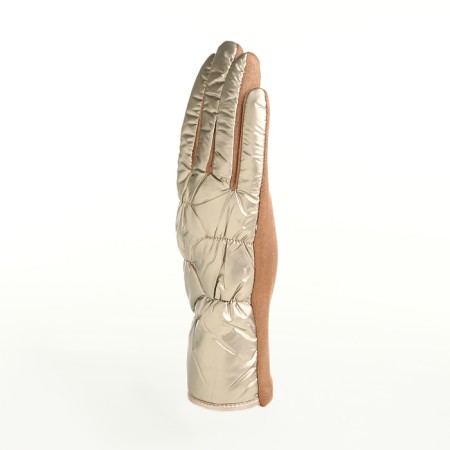 Gloves are female, dimensionless, without insulation, beige color-1