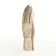 Gloves are female, dimensionless, without insulation, beige color
