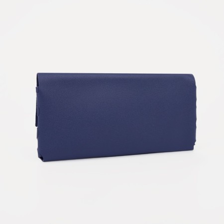 Puff outing case, length 16 cm, blue color-1