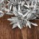 Flowers artificial shine "Lavar bush" 30 cm, silver