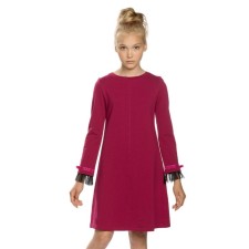 Dress for girls, height 122 cm, raspberry color