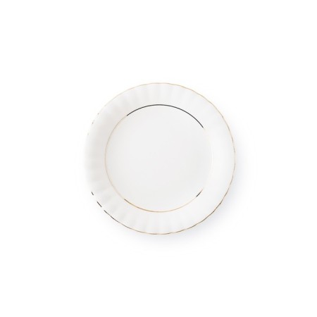 Plate flat Cmielow iwona "Gold Gold", D = 17 cm
