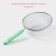Sieve with the handle of the share "hostess", d = 16 cm, green color