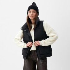 Women's vest with collar Mist, p. 48, black