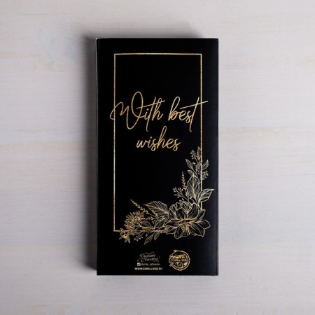 Chocolate box, confectionery packaging “With Best Wishes”, with a window, 17.3 x 8.8 x 1.5 cm-4