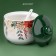 Sugar of the New Year's share "Christmas evening", 550 ml, ceramics, white color
