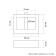 Castle of the hinged "bison master" of increased security, discount secretion mechanism, 85 x 80 mm 545722