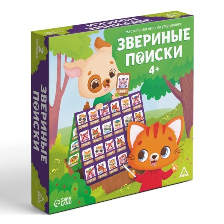 Board game for guessing "Fatious Searches", 48 cards, 4 +-5