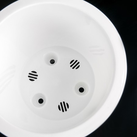 Pot for flowers with an insert "Orion", 3.5 l, color gray color-3