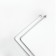 Corner bar for curtains in the bathroom Bacchetta, 80 x 170, chrome