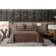 Sofi de Marko “Nobilis” bedspread, size 240x260 cm, chocolate color