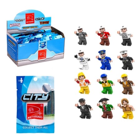 Figures for the designer "City", mix