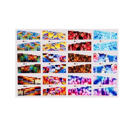 Pole slider, large sheet, a0169-0180