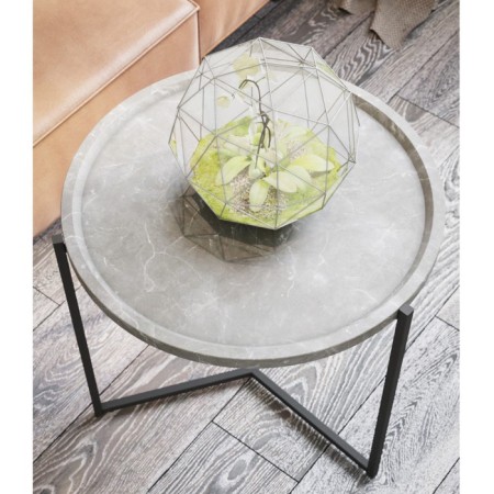 Bruno's table, 575 × 757 × 500 mm, color gray marble-1