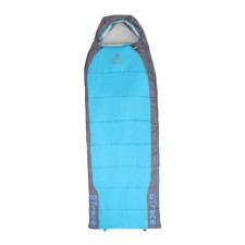 Btrace hover sleeping bag, cocoon, 2 layers, right, 80x230 cm, gray/blue color