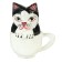 Souvenir tree "Cat in a white cup" 12x13x17 cm mix