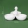 Menzhitsa New Year's share "Cute snakes", 16.5 × 15.5 × 10 cm, white color