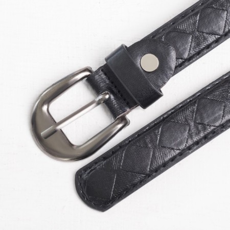 Building belt, width 2.2 cm, screw, buckle metal, black color-2