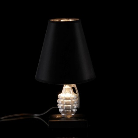 Highway lamp "Pomegranate" black-silver, 30 × 22 × 22 cm-2