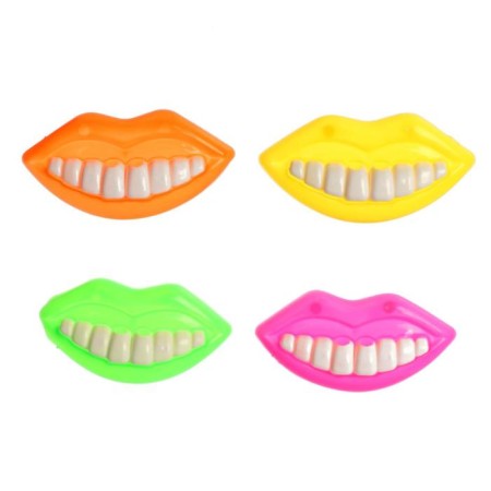 Whistle "lips with teeth", color mix-2