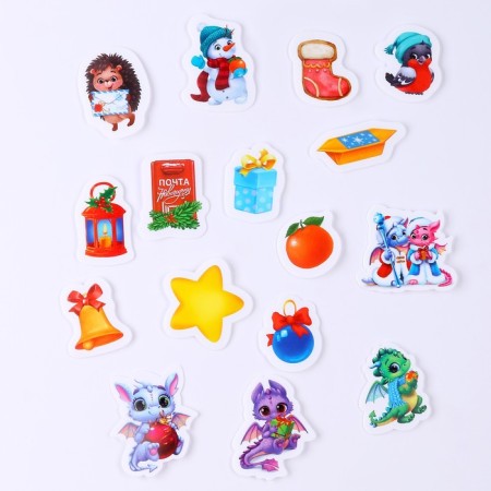Velcro game "Funny animals"-5