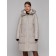 Coat insulated winter female, size 42, beige color