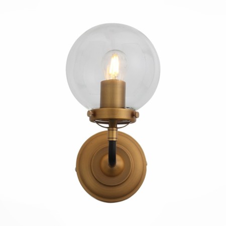 Sconces st. SL234.401.01. Varieta. 1x40 W, E27, 14x27 cm, black color, gold