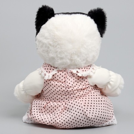 Soft toy "Little Friend", a cat in a pink dress-5