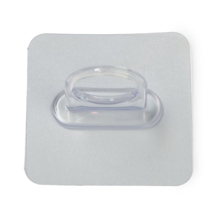Holder with an adhesive surface of the tundra, d = 25 mm, 68x68 mm, transparent-25