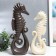 Souvenir ceramics "sea skates" matte chocolate and cream set 2 pcs 38.5x8.5x13.5 cm