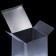 Pvc folding box, matte 10 x 10 x 10 cm
