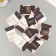 Cardboard Biro "Congratulations. Marble" set of 10 pcs (5 types) 4x6 cm