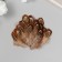 Decorative pheasant feather "Rice. Brown" set 20 pcs h = 5-7 cm