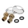 Accoona A7378 bathtub, two -wound, brass, chrome