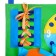 Raping Developing Tactile "Tactics No. 1", 50 × 40 cm, according to the Montessori methodology