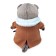 Soft toy "Basik", in a fleece coat, 19 cm