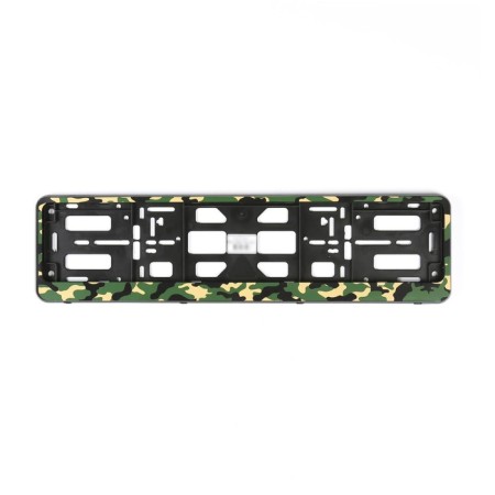 Frame for a car number, book, green camouflage-1