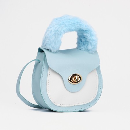 Baby bag on fasting, blue color