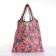 Household bag without fastening, folding, gray/pink color