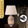 Traffic lamp with lampshade Risalux Augustus, E14, 40 W, 22.5 × 22.5 × 36 cm