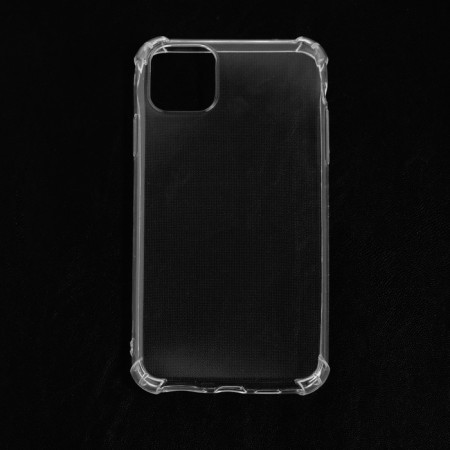 Luazon cover for the iPhone 11 Pro Max, silicone, anti -suggestion, transparent