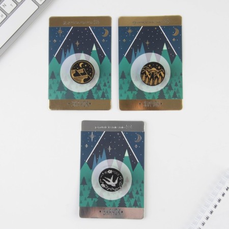 Eco -leather icon "Beasts", mix 7 x 9 cm-4