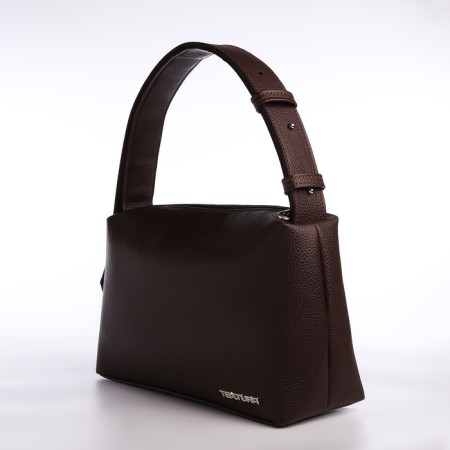 Women's bag over the shoulder Textura, average size, brown color-2