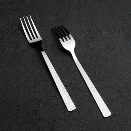 Dining room "Appetite", h = 20 cm, thickness 2 mm, silver color